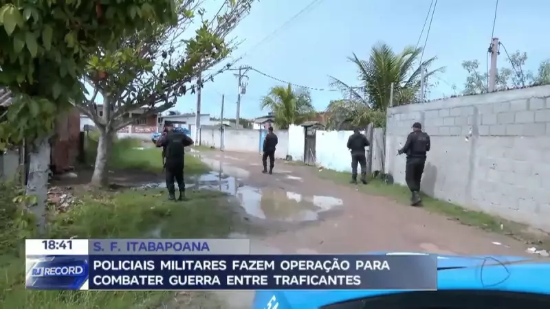 Operação policial intensifica combate ao tráfico no interior do RJ: veja detalhes