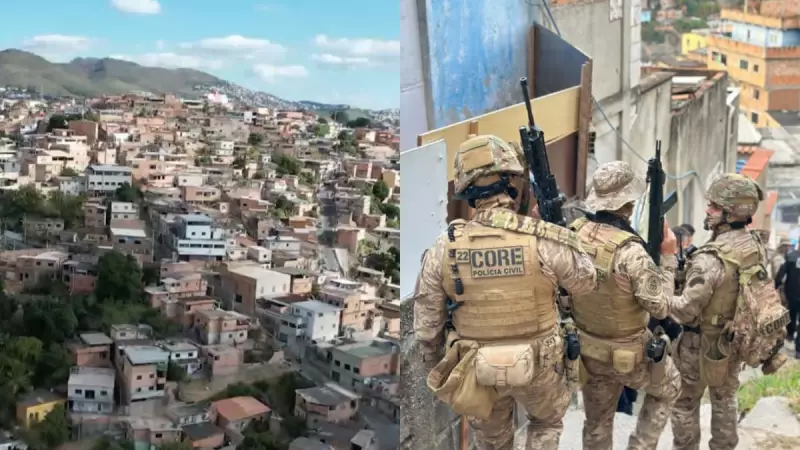 Operação policial prende nove integrantes do Comando Vermelho em Belo Horizonte
