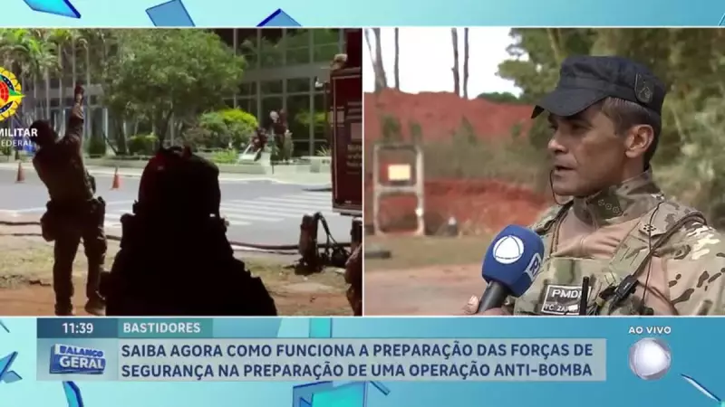 Operações Anti-Bomba: Como as Forças de Segurança do DF se Preparam para Situações de Risco