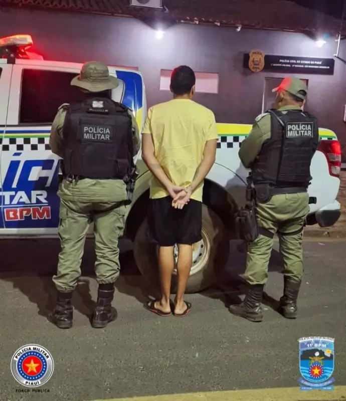 Pai é preso em flagrante por agredir bebê de 10 meses em São Raimundo Nonato, PI
