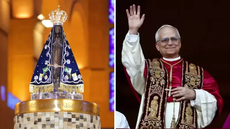 Papa Leão XIV é convidado para visitar Aparecida, SP: cidade da padroeira do Brasil e lar da maior igreja católica do país