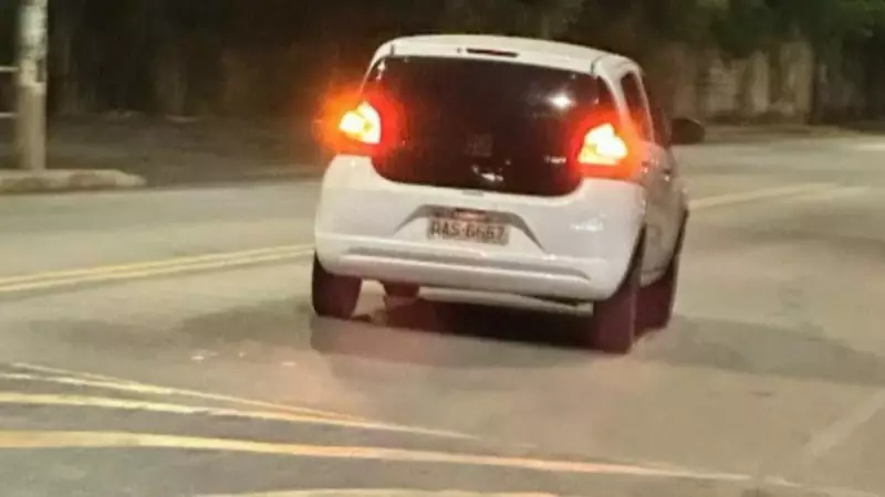 Passageira salta de carro em movimento para escapar de assalto em BH — Veja o vídeo chocante!