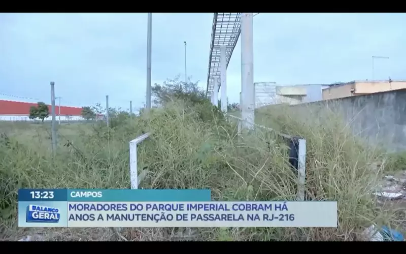 Passarela Abandonada no Parque Imperial: Moradores Exigem Solução Após Anos de Negligência