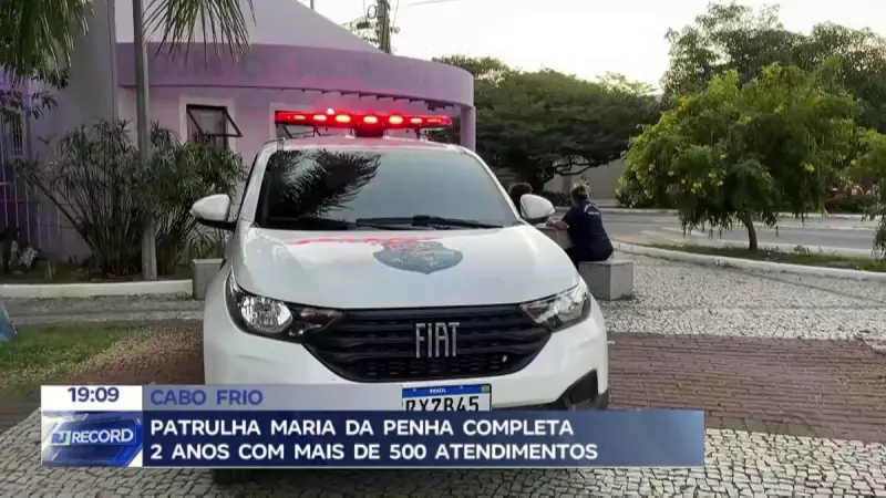 Patrulha Maria da Penha em Cabo Frio (RJ) celebra dois anos de proteção às mulheres