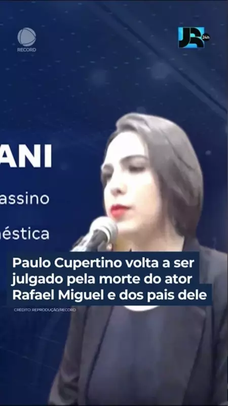 Paulo Cupertino volta ao banco dos réus em SP pelo assassinato do ator Rafael Miguel e seus pais