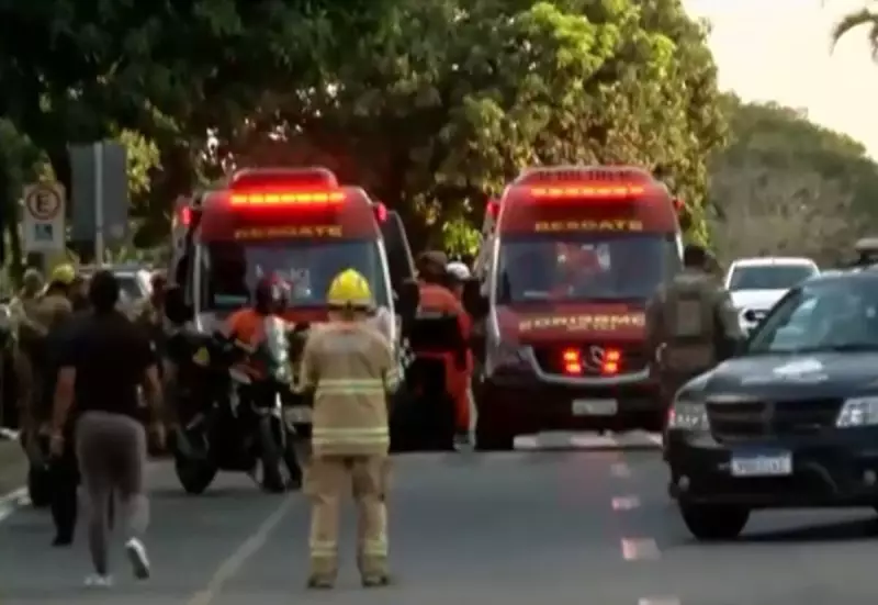 PMDF detém suspeito com possível bomba em frente a ministério em Brasília