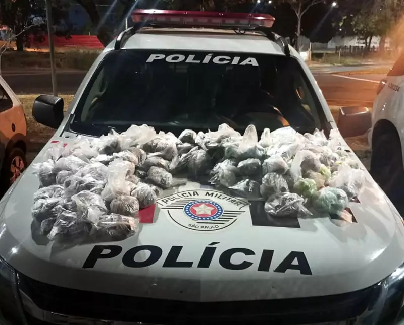 Polícia apreende mais de 15 kg de drogas em casa alugada para tráfico em Conchal