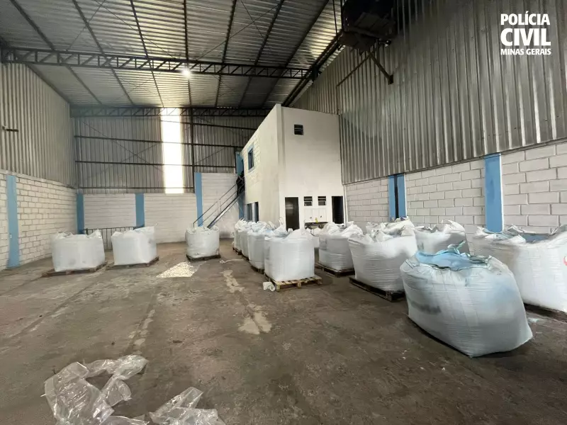 Polícia apreende mais de 20 toneladas de sabão em pó falsificado em Minas Gerais