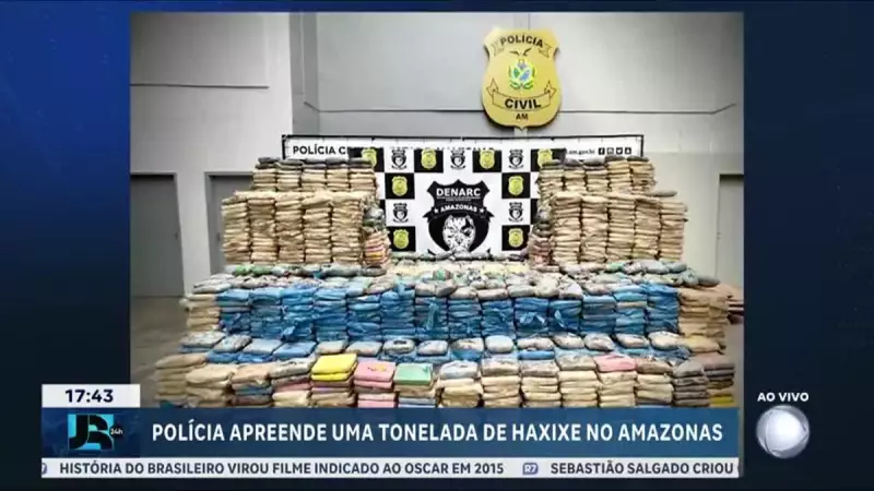 Polícia Civil apreende mais de uma tonelada de haxixe em Manacapuru (AM) – Megaoperação contra o tráfico