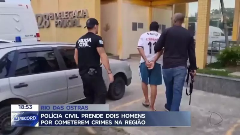 Polícia Civil prende dois homens por crimes no interior do RJ: saiba detalhes