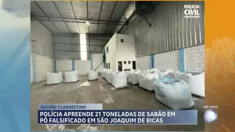 Polícia desmantela quadrilha que vendia sabão em pó falsificado na Grande BH