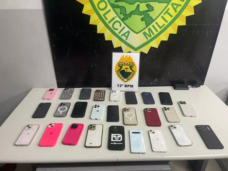 Polícia prende suspeitos de furto de celulares em festival após vítima rastrear aparelho em Curitiba