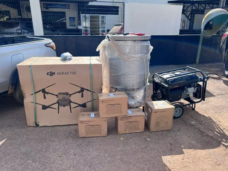 Policia recupera drone e equipamentos agrícolas furtados no Tocantins | Valores ultrapassam R$ 120 mil