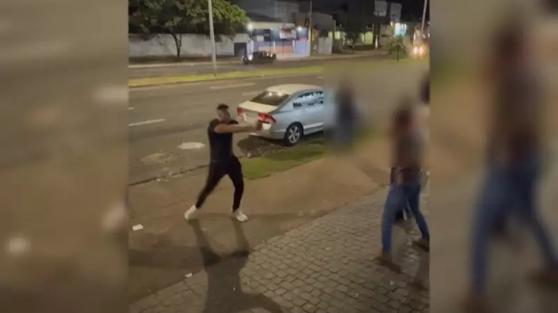 Policial saca arma em briga de boate em MG após quebrar nariz de vítima: 'Ele me deu um murro', diz homem