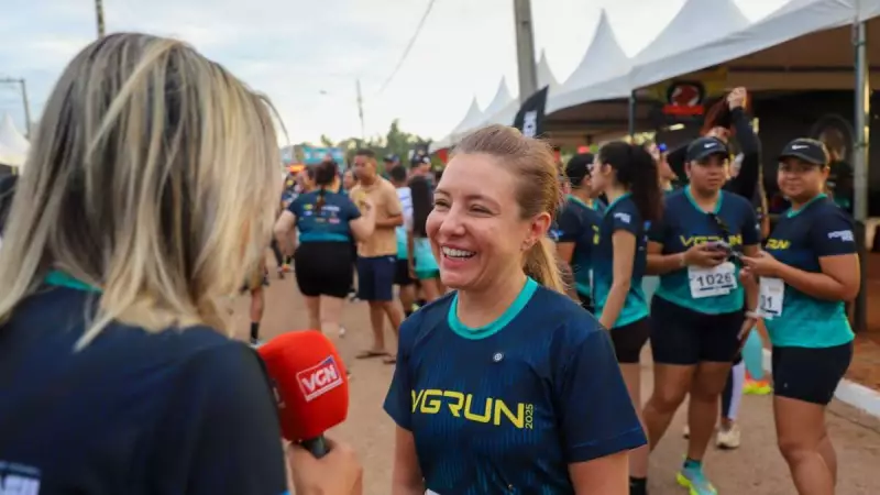 Prefeita Flávia Moretti participa do VGRun e incentiva a prática esportiva em Mato Grosso
