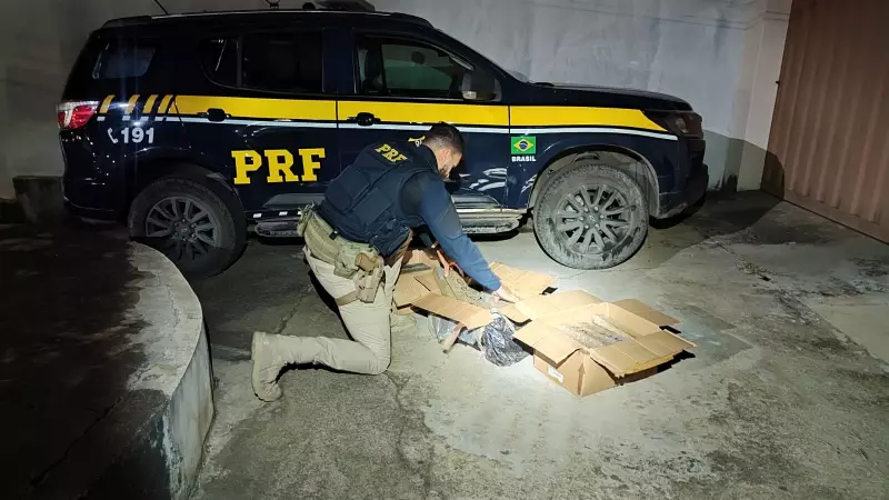 PRF apreende 51 tabletes de maconha em veículo que supostamente transportava bolos em MG