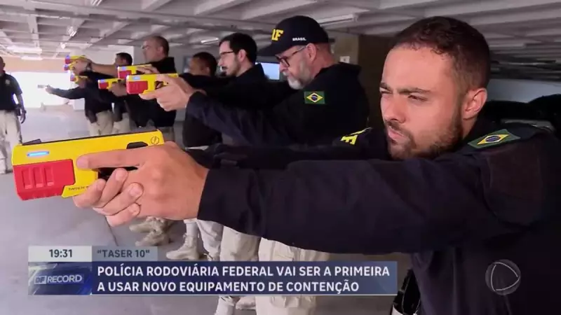 PRF será a primeira no Brasil a usar o novo Taser 10: veja como funciona o equipamento de contenção