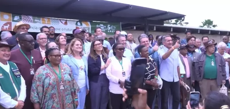 Primeira-dama Janja acompanha delegação africana em visita estratégica à Embrapa Semiárido em Petrolina