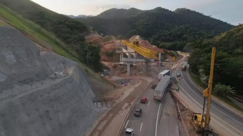 Primeiro viaduto das obras na Serra das Araras é inaugurado: confira os detalhes!
