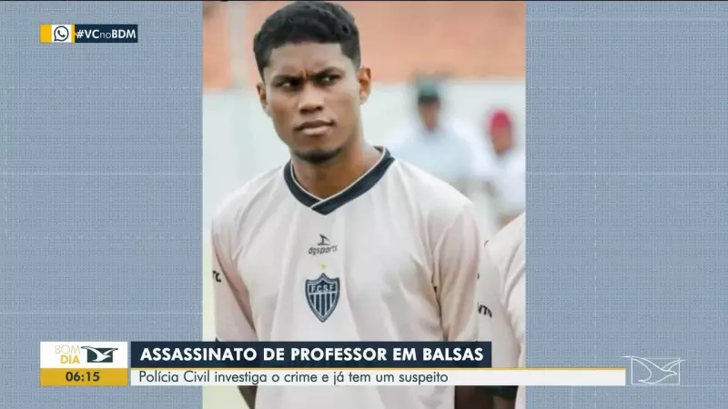 Professor é assassinado a tiros em Balsas: crime pode ter sido motivado por ciúmes, diz polícia