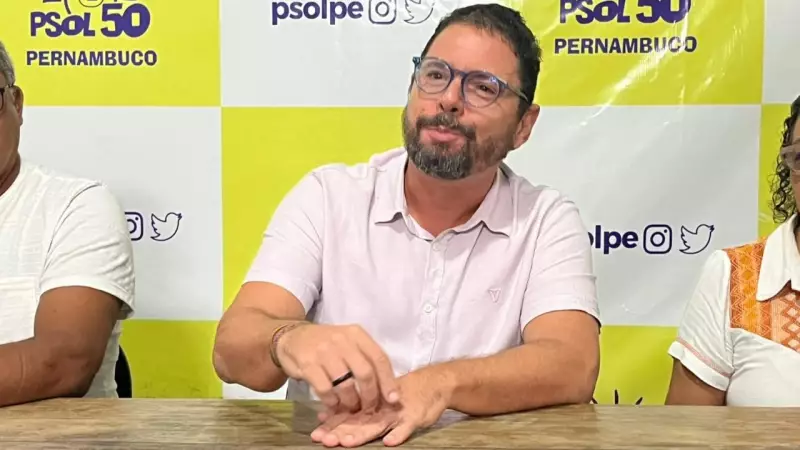 PSOL lança Ivan Moraes como pré-candidato ao governo de Pernambuco em 2026