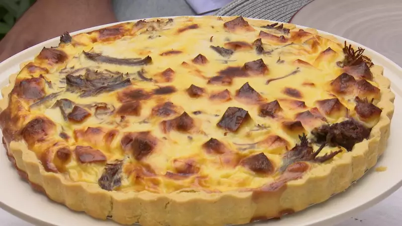 Quiche de Carne de Sol com Geleia de Bacon: Receita Imperdível para Impressionar