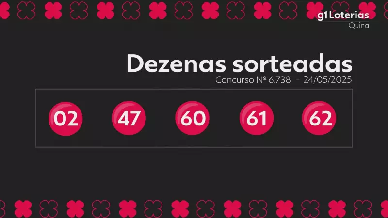 Quina 6738: Confira os números sorteados e veja se você ganhou!