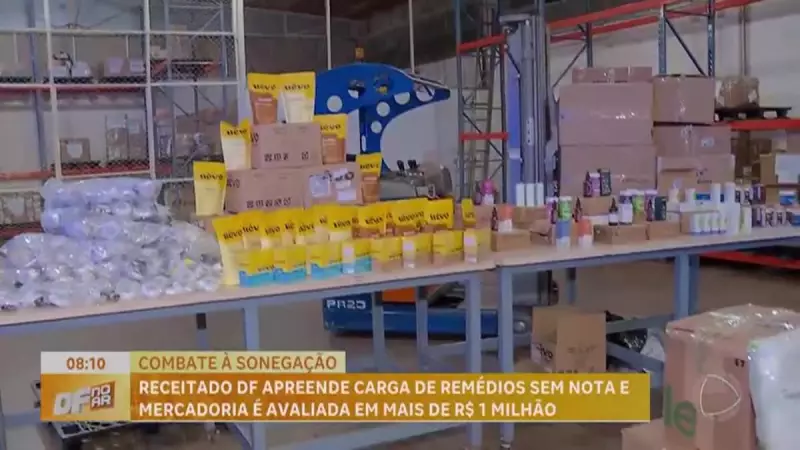Receita Federal apreende carga milionária de remédios à base de cannabis no DF