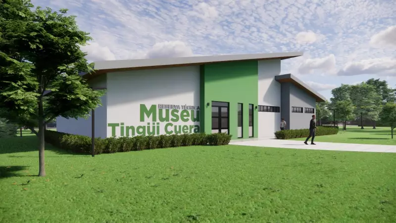 Reserva Técnica do Museu Tingüi-Cuera: Araucária dá início a obra que preserva memória cultural