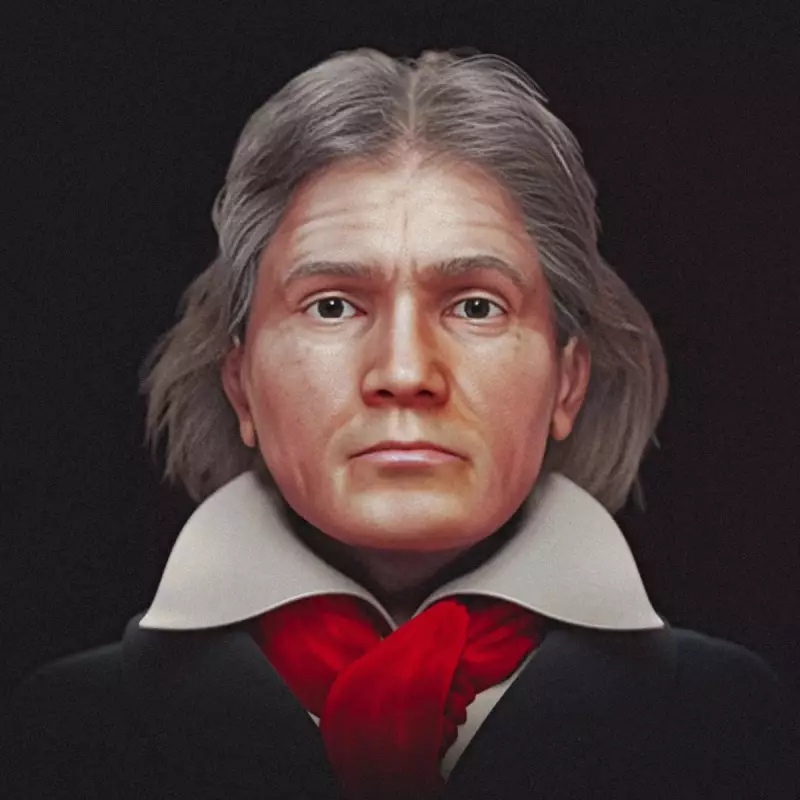 Revelação histórica: estudo brasileiro reconstrói o rosto real de Beethoven