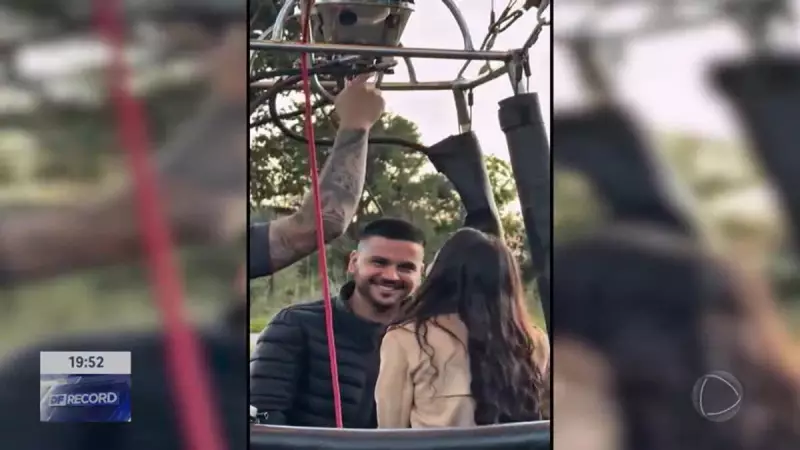 Romance no ar vira pesadelo: casal é assaltado durante pedido de casamento em balão no DF
