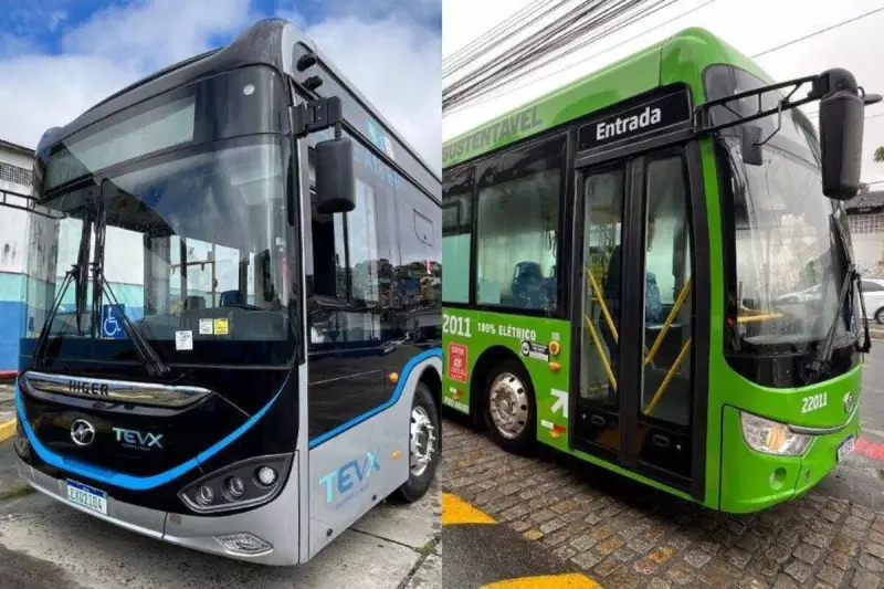 Salvador amplia frota de ônibus elétricos: mais dois veículos começam a circular na segunda-feira