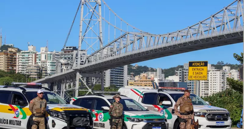 Santa Catarina lidera ranking de segurança: menor taxa de homicídios do Brasil em 2025
