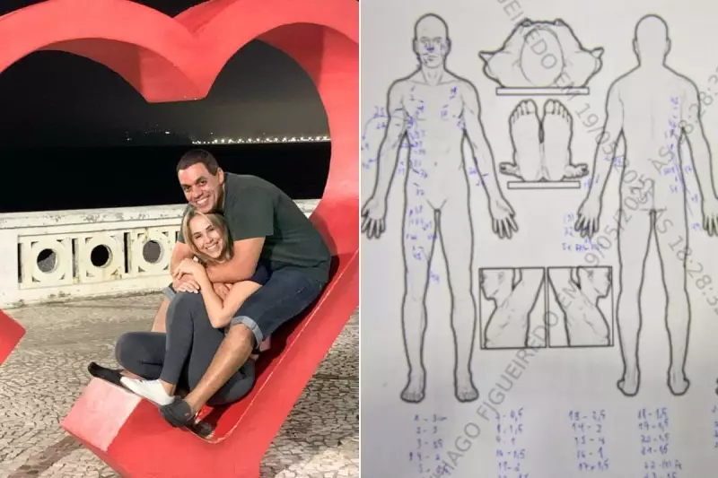 Sargento é acusado de dar 51 facadas na esposa dentro de clínica no litoral de SP: imagens chocantes