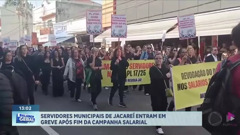 Servidores de Jacareí, SP, entram em greve após fim de campanha salarial: entenda os motivos