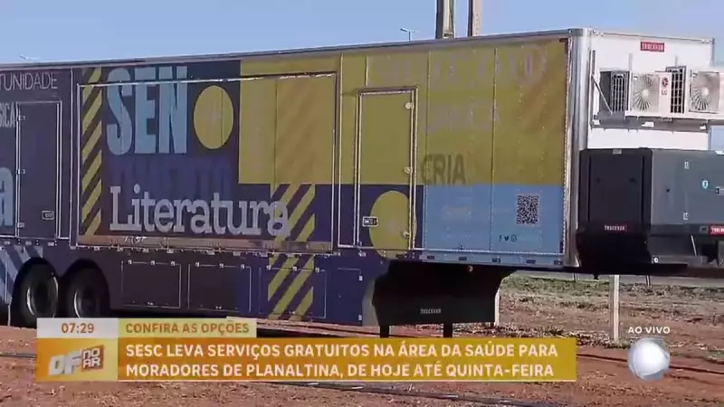 Sesc oferece serviços de saúde gratuitos em Planaltina (DF) — Confira os detalhes!