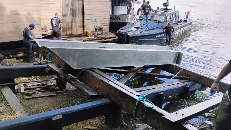 Submarino com tonelada de drogas é apreendido no Rio Solimões: veja o vídeo