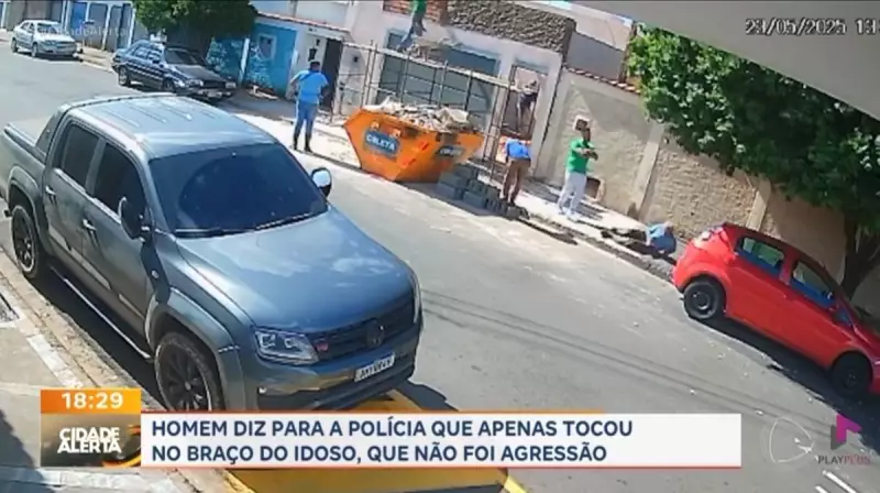 Suspeito de agredir idoso de 80 anos se entrega à polícia no interior de SP