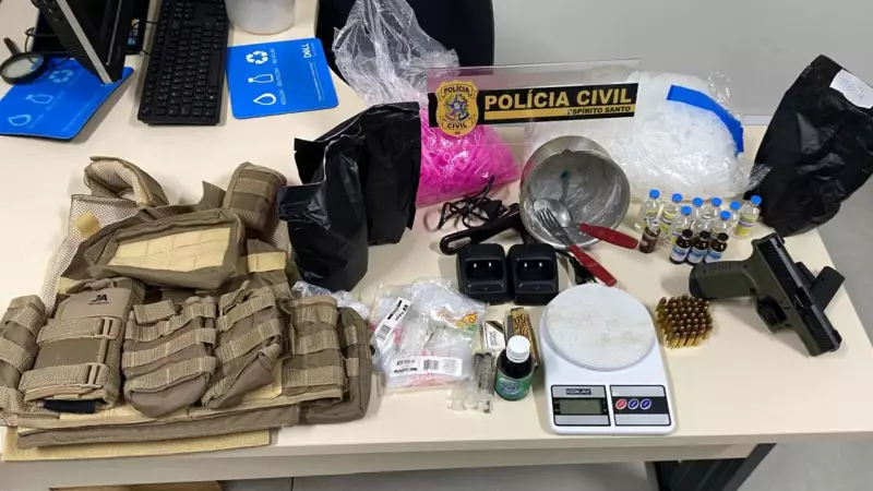 Suspeito de duplo homicídio é preso com frascos de fentanil no ES: entenda o caso