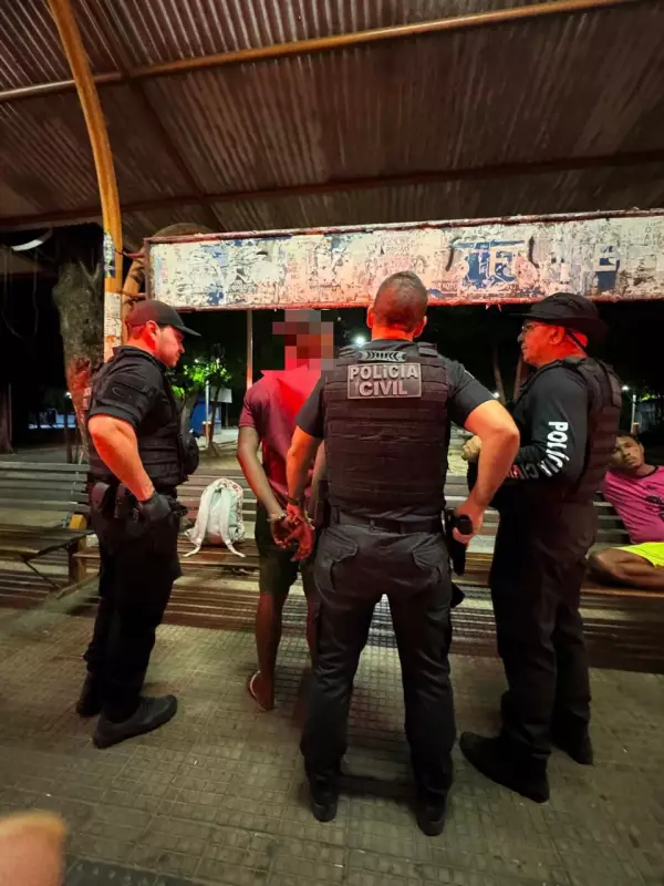 Suspeito de espancar vítima até a morte em Goiás é preso no centro de Teresina