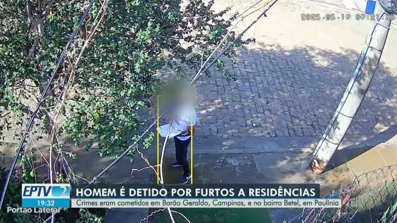 Suspeito de invadir e furtar casas entre Campinas e Paulínia é detido e liberado: veja o vídeo