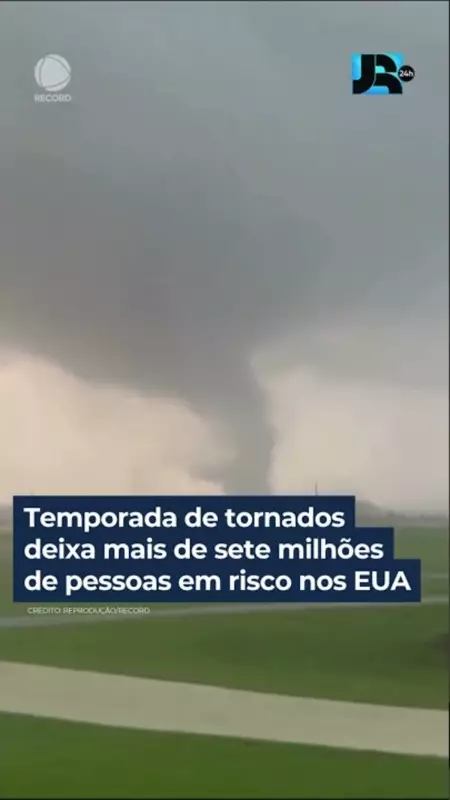 Temporada de tornados nos EUA coloca mais de 7 milhões em risco: alerta máximo!