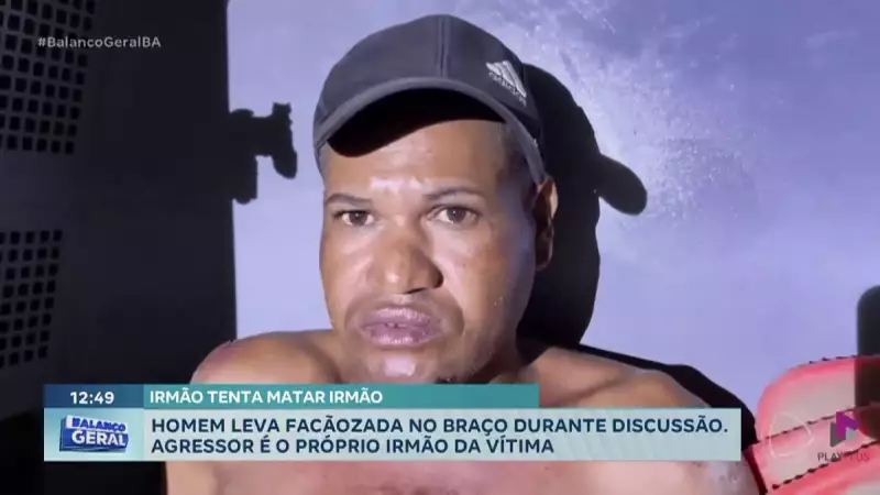 Tentativa de homicídio choca interior da Bahia: irmão ataca com facão durante discussão