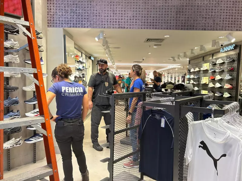 Tiroteio acidental em shopping de Campo Grande deixa duas pessoas feridas