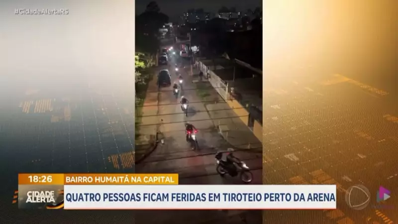 Tiroteio próximo à Arena do Grêmio deixa quatro feridos em Porto Alegre