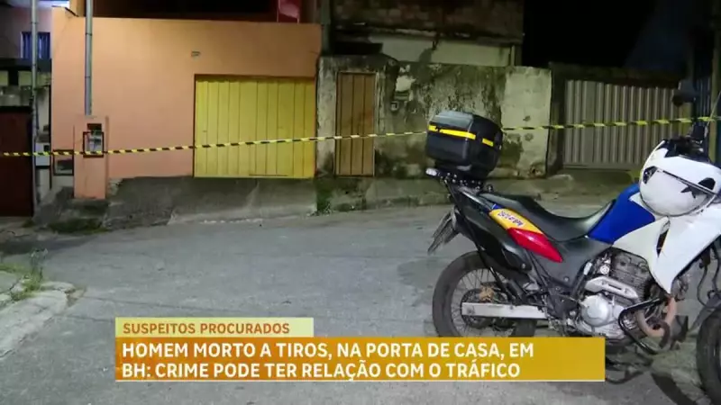 Traficante é executado a tiros na porta de casa em Belo Horizonte: veja detalhes