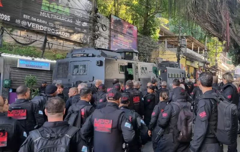 Traficantes do Ceará se escondem na Rocinha: operação policial em andamento