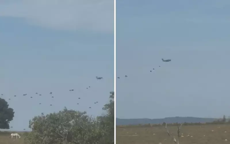 Tragédia em Goiás: Militar morre durante treinamento de paraquedismo