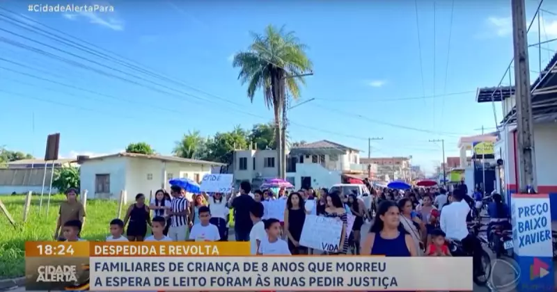 Tragédia em hospital: Menino de 8 anos morre após falta de leito e familiares protestam