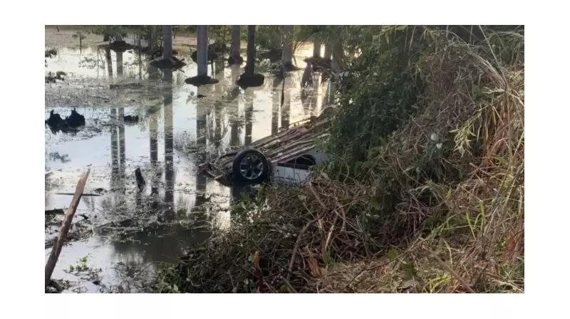 Tragédia em MT: Motorista morre afogado e dois ficam feridos após carro capotar em área alagada